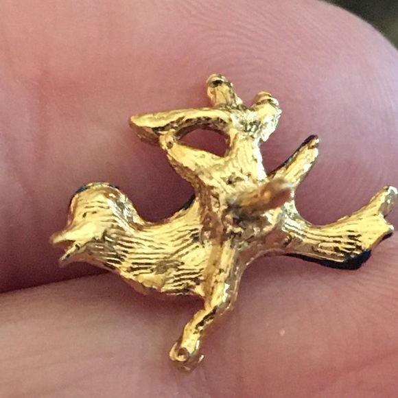 Set of two Ballou mid century blue bird Tac pins - Picture 9 of 9